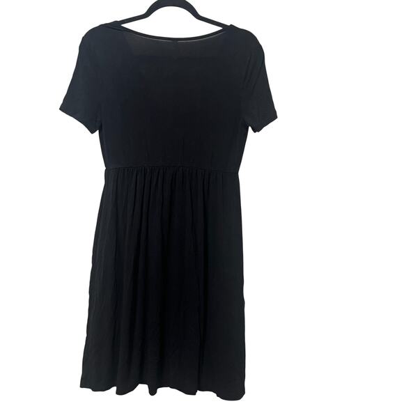 Dearcase Black Baby Doll Style Dress Size Small - Picture 2 of 4